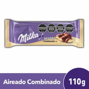 Chocolate Milka Aireado Combinado 110g