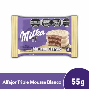 ALFAJOR MILKA MOUSSE BLANCO X 55 GR