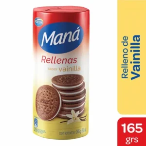 GALLETITAS RELLENAS MANA SABOR VAINILLA 152G