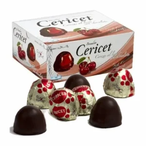 Felfort Cericet Bocadito Relleno de Cereza y Licor Bañado en Chocolate, 19 g
