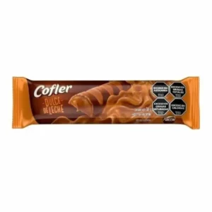 Tableta choco y dulce de leche Cofler 38 g.