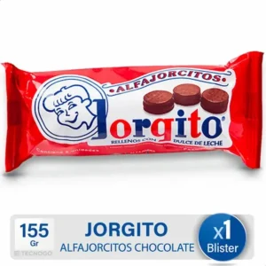 Alfajorcito Jorgito NEGRO 6 u. 155 GRS