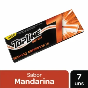 CHICLE TOPLINE SEVEN BLOWING MANDARINE 14g