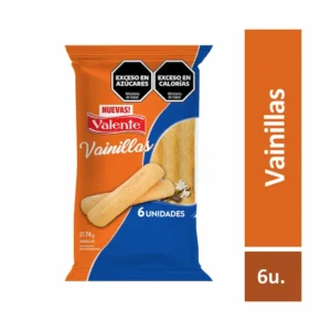 VALENTE VAINILLAS 74G X 6 UNIDADES