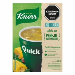 SOPA KNORR QUICK CHOCLO PEREJIL NUEZ MOSCADAPESO NET 63G
