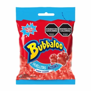 Bubbaloo Gomitas Huellitas Acidas